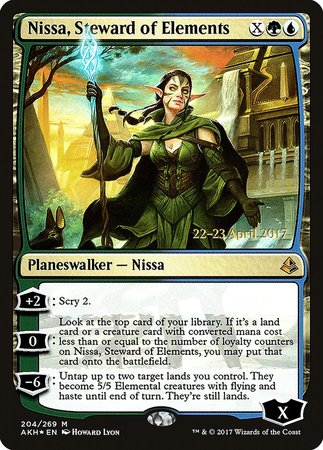 Nissa, Steward of Elements [Amonkhet Promos] | GnG Games