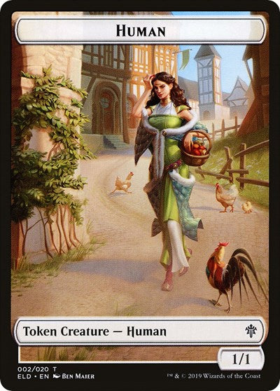 Human Double-sided Token (Challenger 2020) [Unique and Miscellaneous Promos] | GnG Games