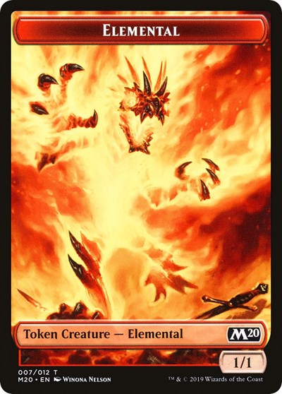 Elemental // Satyr Double-sided Token (Challenger 2020) [Unique and Miscellaneous Promos] | GnG Games