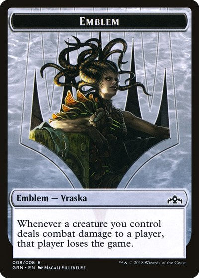 Vraska Emblem // Human Double-sided Token (Challenger 2020) [Unique and Miscellaneous Promos] | GnG Games