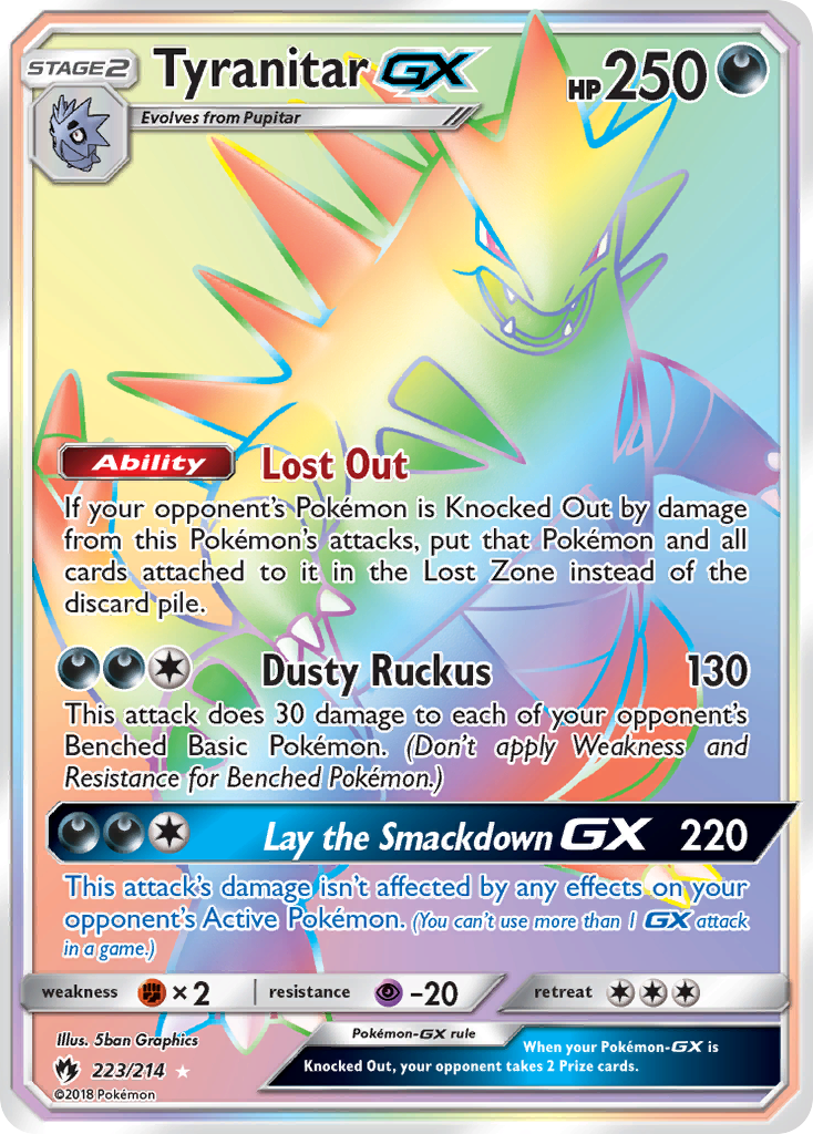 Tyranitar GX (223/214) [Sun & Moon: Lost Thunder] | GnG Games