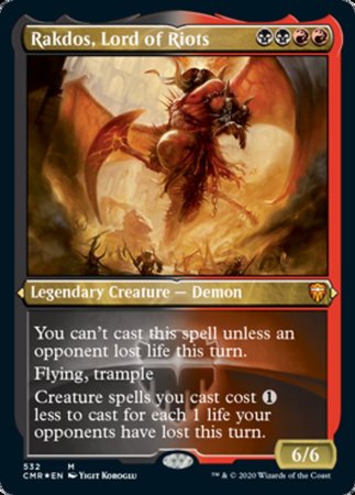 Rakdos, Lord of Riots (Foil Etched) [Commander Legends] | GnG Games