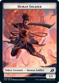 Human Soldier (003) // Zombie Double-sided Token [Commander 2020] | GnG Games