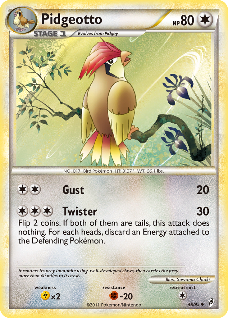 Pidgeotto (48/95) [HeartGold & SoulSilver: Call of Legends] | GnG Games