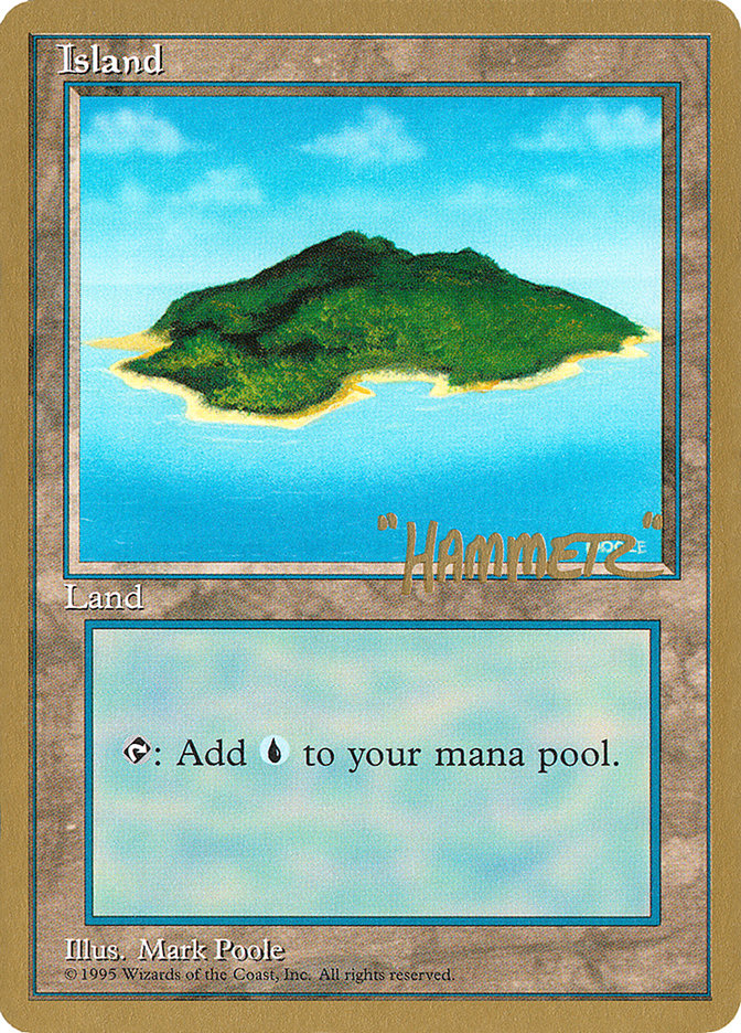 Island (shr367) (Shawn "Hammer" Regnier) [Pro Tour Collector Set] | GnG Games