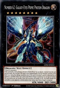 Number 62: Galaxy-Eyes Prime Photon Dragon [LDS2-EN053] Common | GnG Games