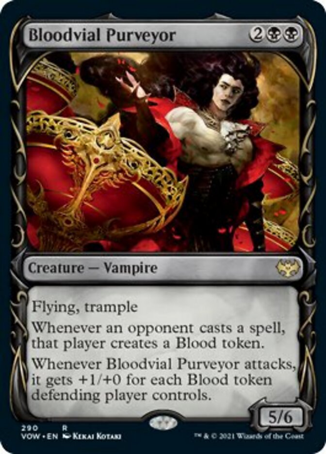 Bloodvial Purveyor (Showcase Fang Frame) [Innistrad: Crimson Vow] | GnG Games