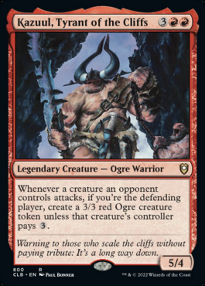 Kazuul, Tyrant of the Cliffs [Commander Legends: Battle for Baldur's Gate] | GnG Games