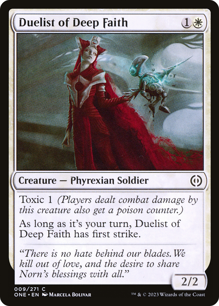 Duelist of Deep Faith [Phyrexia: All Will Be One] | GnG Games