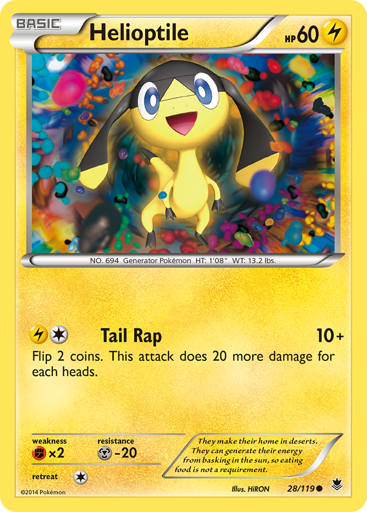 Helioptile (28/119) [XY: Phantom Forces] | GnG Games