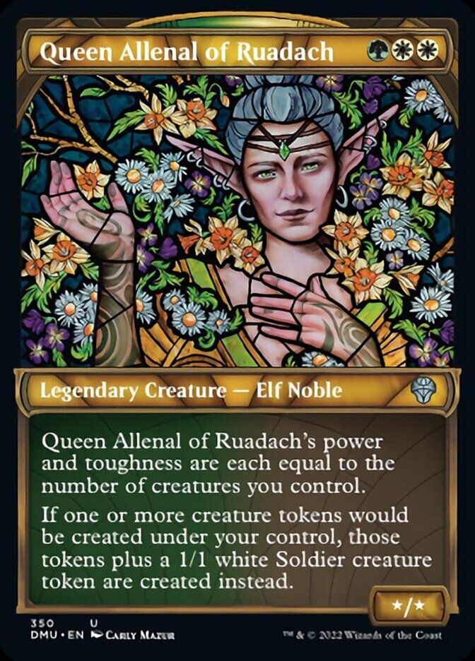 Queen Allenal of Ruadach (Showcase Textured) [Dominaria United] | GnG Games