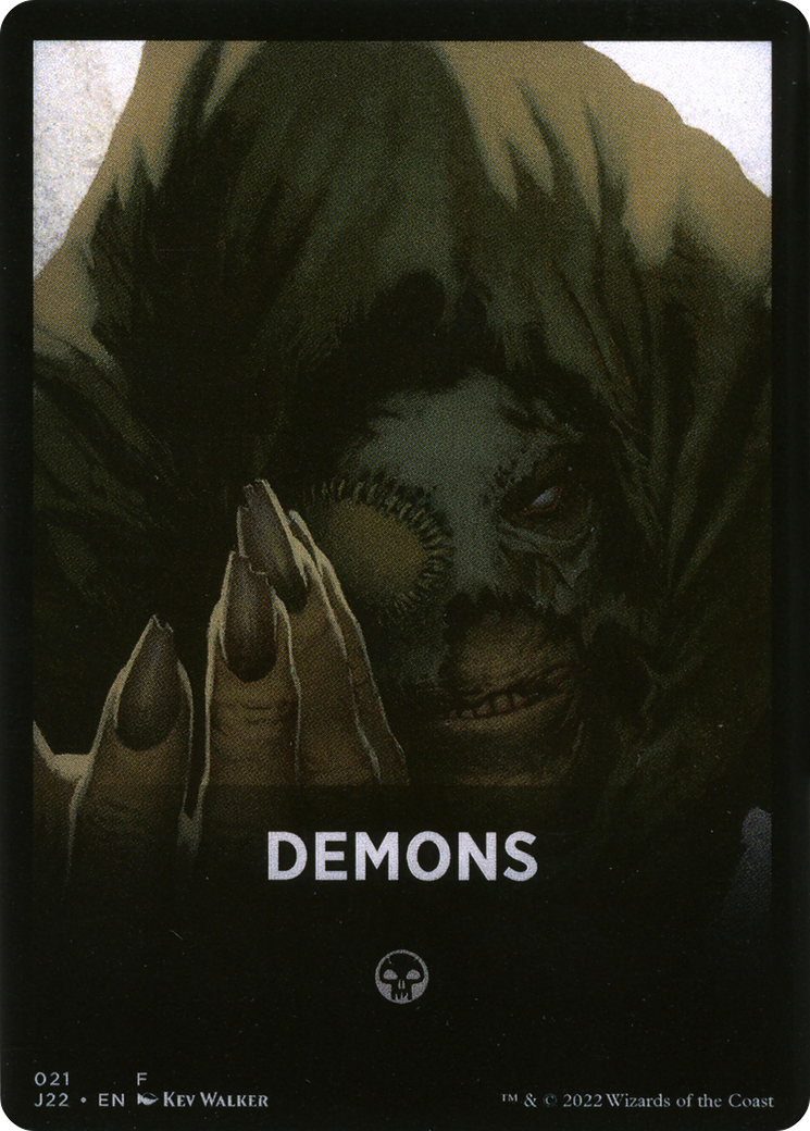 Demons Theme Card [Jumpstart 2022 Front Cards] | GnG Games