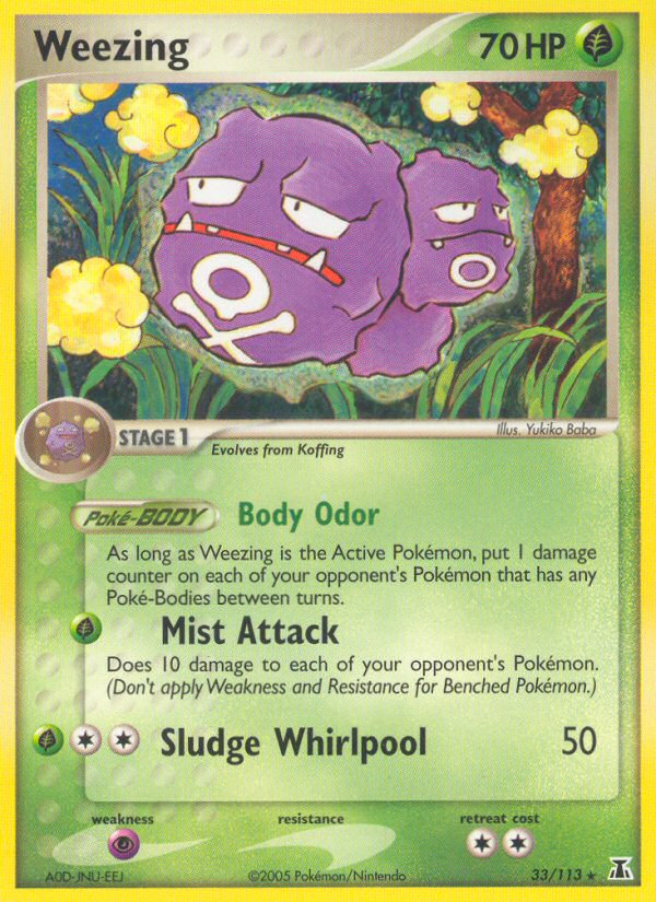 Weezing (33/113) [EX: Delta Species] | GnG Games