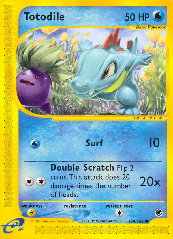 Totodile (134/165) [Expedition: Base Set] | GnG Games