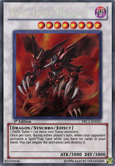 Void Ogre Dragon [PRC1-EN021] Secret Rare | GnG Games