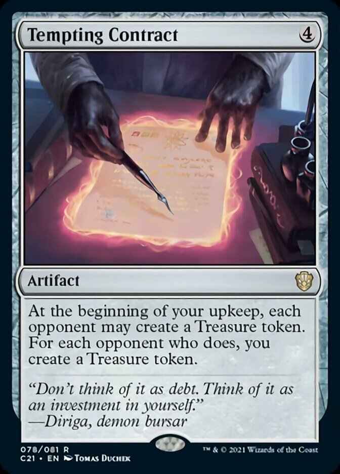 Tempting Contract [Commander 2021] | GnG Games