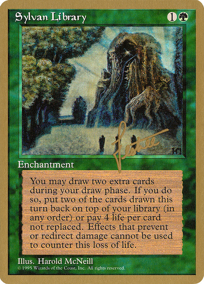 Sylvan Library (Bertrand Lestree) [Pro Tour Collector Set] | GnG Games