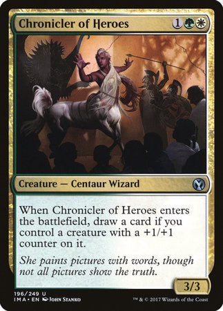 Chronicler of Heroes [Iconic Masters] | GnG Games