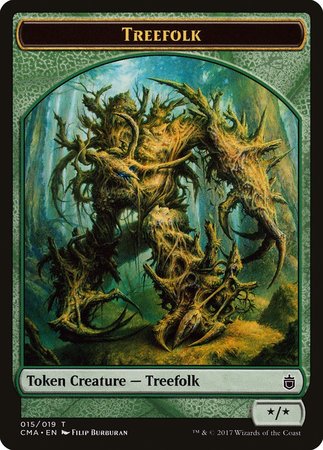 Treefolk Token (015) [Commander Anthology Tokens] | GnG Games