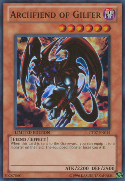 Archfiend of Gilfer [CT07-EN014] Super Rare | GnG Games