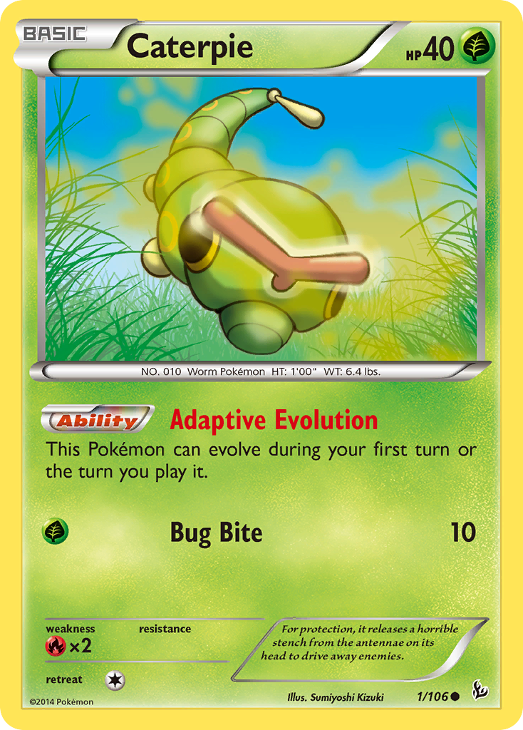 Caterpie (1/106) [XY: Flashfire] | GnG Games