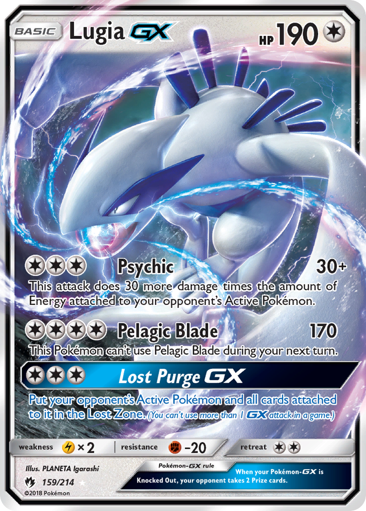 Lugia GX (159/214) [Sun & Moon: Lost Thunder] | GnG Games