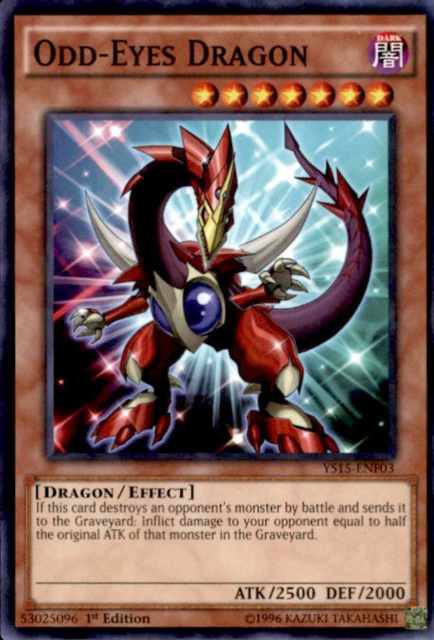 Odd-Eyes Dragon [YS15-ENF03] Shatterfoil Rare | GnG Games