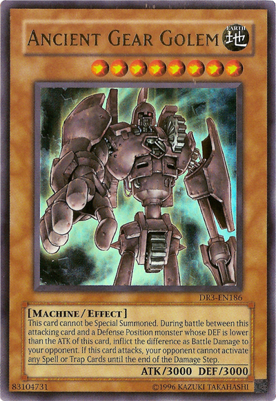 Ancient Gear Golem [DR3-EN186] Ultra Rare | GnG Games
