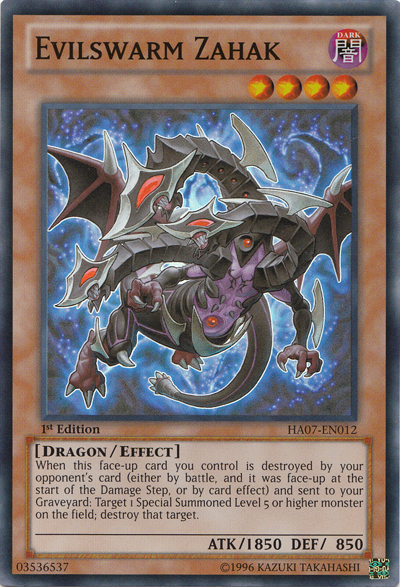 Evilswarm Zahak [HA07-EN012] Super Rare | GnG Games