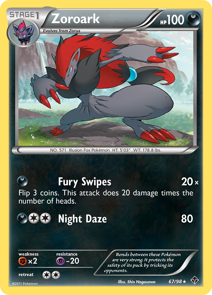 Zoroark (67/98) [Black & White: Emerging Powers] | GnG Games