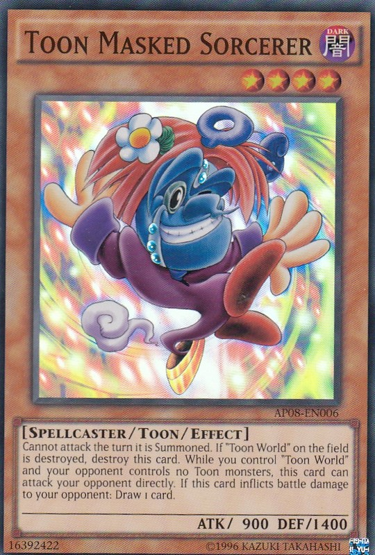 Toon Masked Sorcerer [AP08-EN006] Super Rare | GnG Games