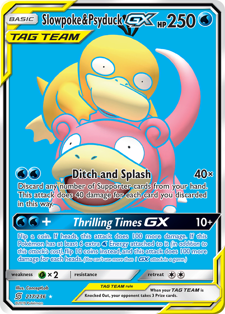 Slowpoke & Psyduck GX (217/236) [Sun & Moon: Unified Minds] | GnG Games