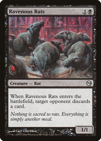 Ravenous Rats [Duels of the Planeswalkers] | GnG Games