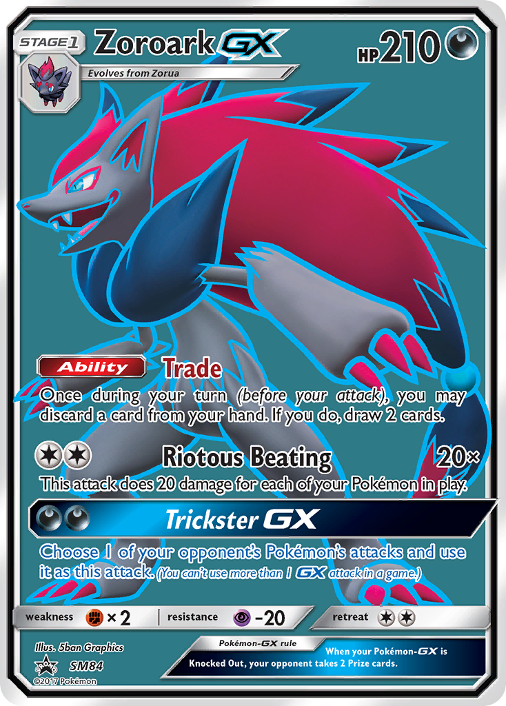 Zoroark GX (SM84) [Sun & Moon: Black Star Promos] | GnG Games