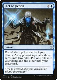 Fact or Fiction [Zendikar Rising Commander] | GnG Games