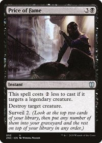 Price of Fame [Zendikar Rising Commander] | GnG Games