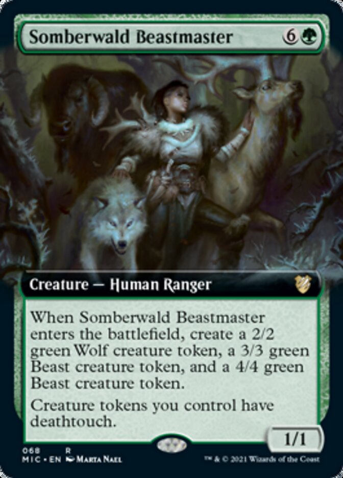 Somberwald Beastmaster (Extended) [Innistrad: Midnight Hunt Commander] | GnG Games