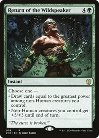 Return of the Wildspeaker [Zendikar Rising Commander] | GnG Games