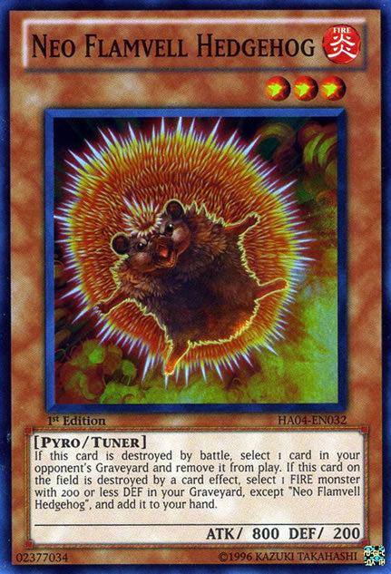 Neo Flamvell Hedgehog [HA04-EN032] Super Rare | GnG Games