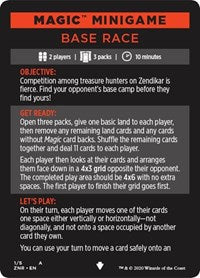 Magic Minigame: Base Race [Zendikar Rising] | GnG Games