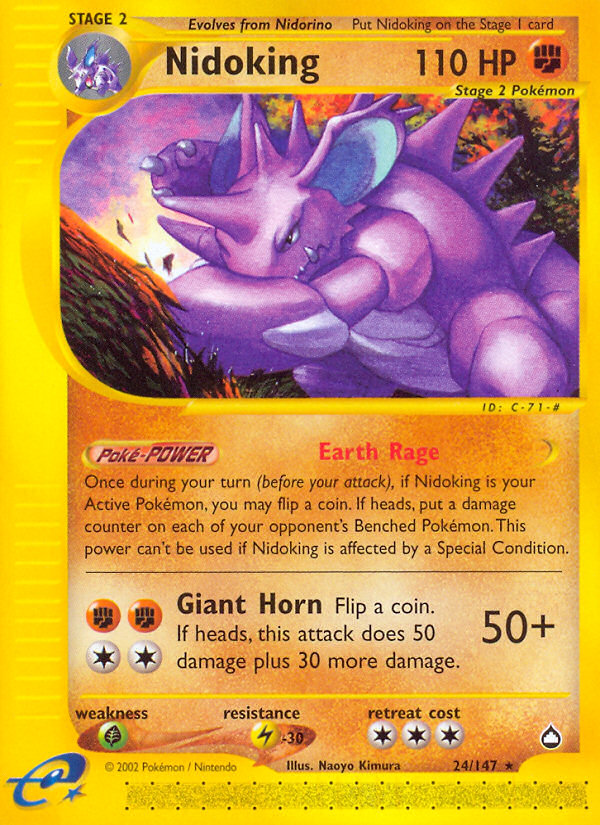 Nidoking (24/147) [Aquapolis] | GnG Games