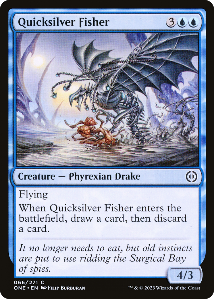 Quicksilver Fisher [Phyrexia: All Will Be One] | GnG Games