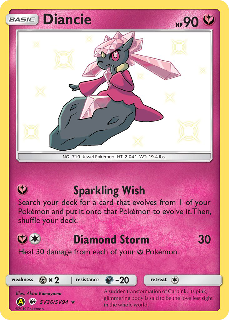 Diancie (SV36/SV94) [Sun & Moon: Hidden Fates - Shiny Vault] | GnG Games