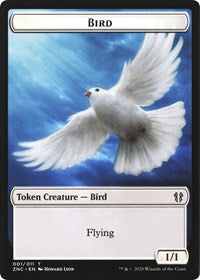 Bird // Kor Ally Double-sided Token [Commander: Zendikar Rising] | GnG Games