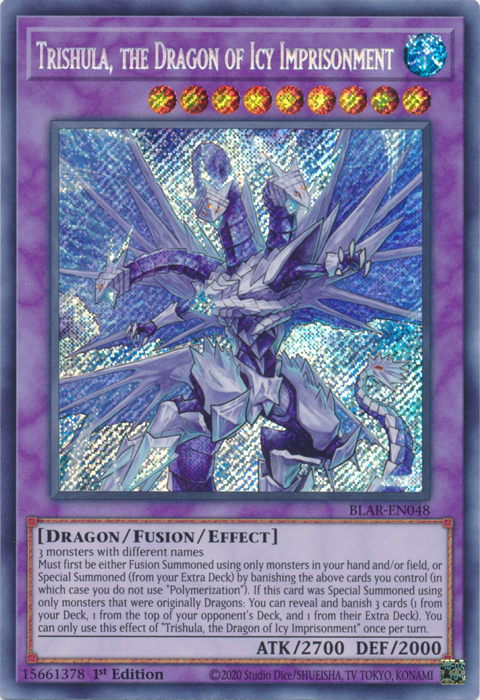 Trishula, the Dragon of Icy Imprisonment [BLAR-EN048] Secret Rare | GnG Games