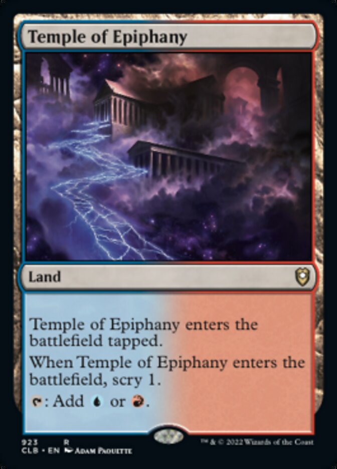 Temple of Epiphany [Commander Legends: Battle for Baldur's Gate] | GnG Games