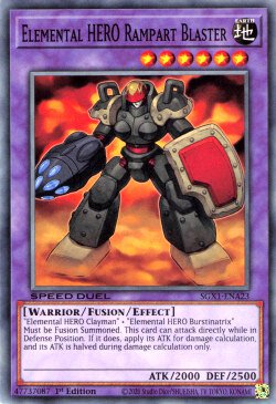 Elemental HERO Rampart Blaster [SGX1-ENA23] Common | GnG Games