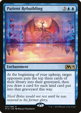 Patient Rebuilding [Core Set 2019] | GnG Games