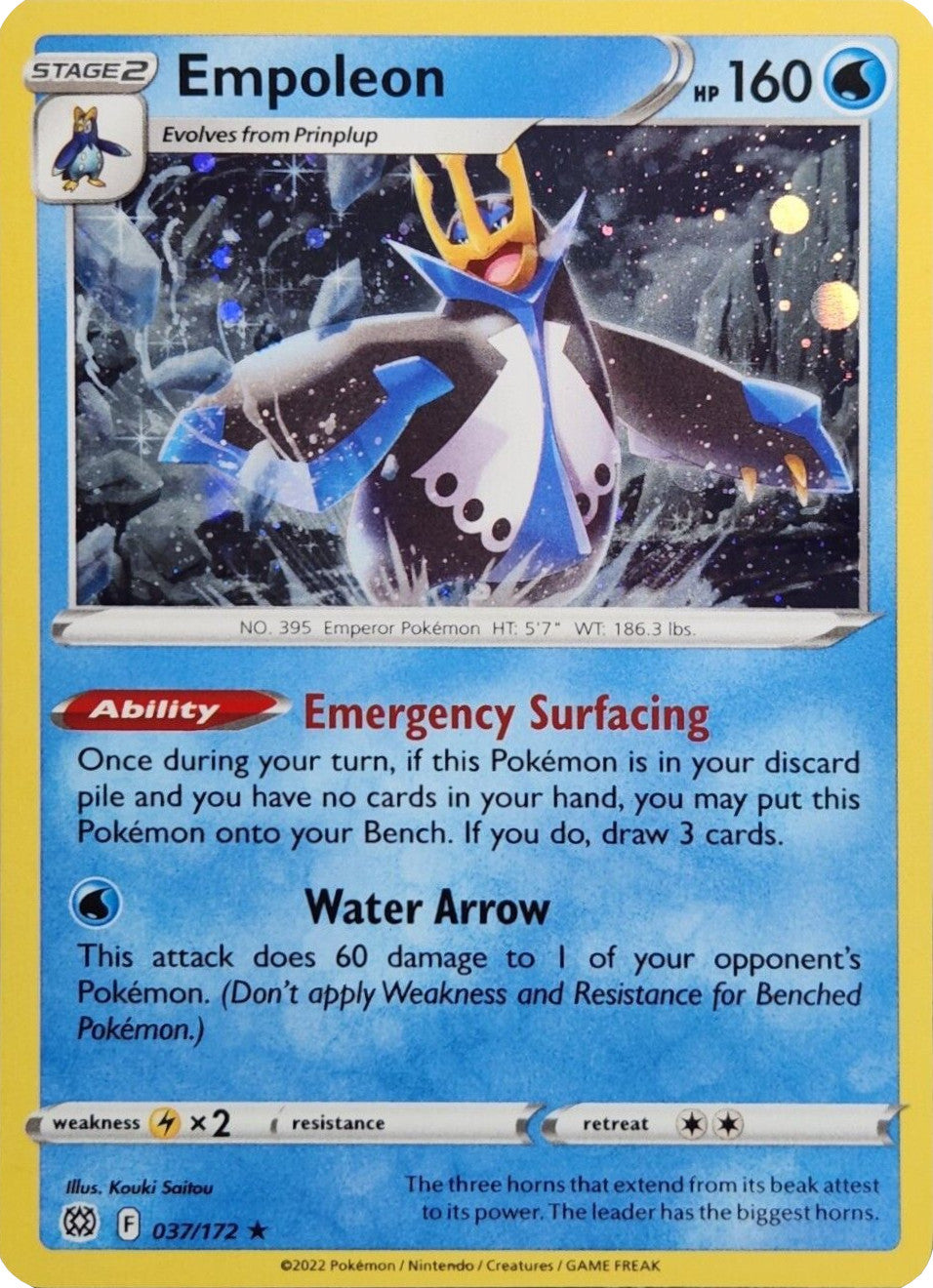 Empoleon (037/172) (Cosmos Holo) [Sword & Shield: Brilliant Stars] | GnG Games