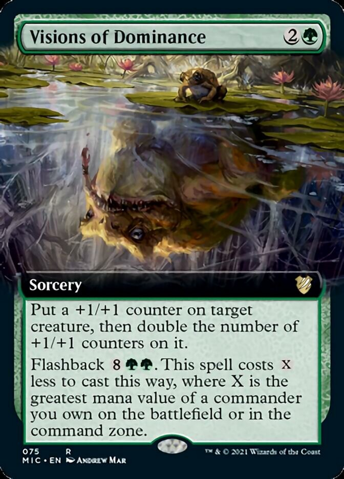 Visions of Dominance (Extended) [Innistrad: Midnight Hunt Commander] | GnG Games